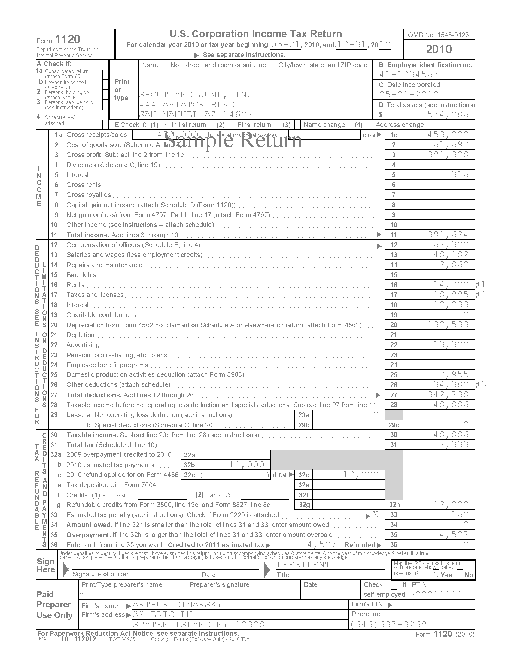 Services For CPA Tax Preparers Returns